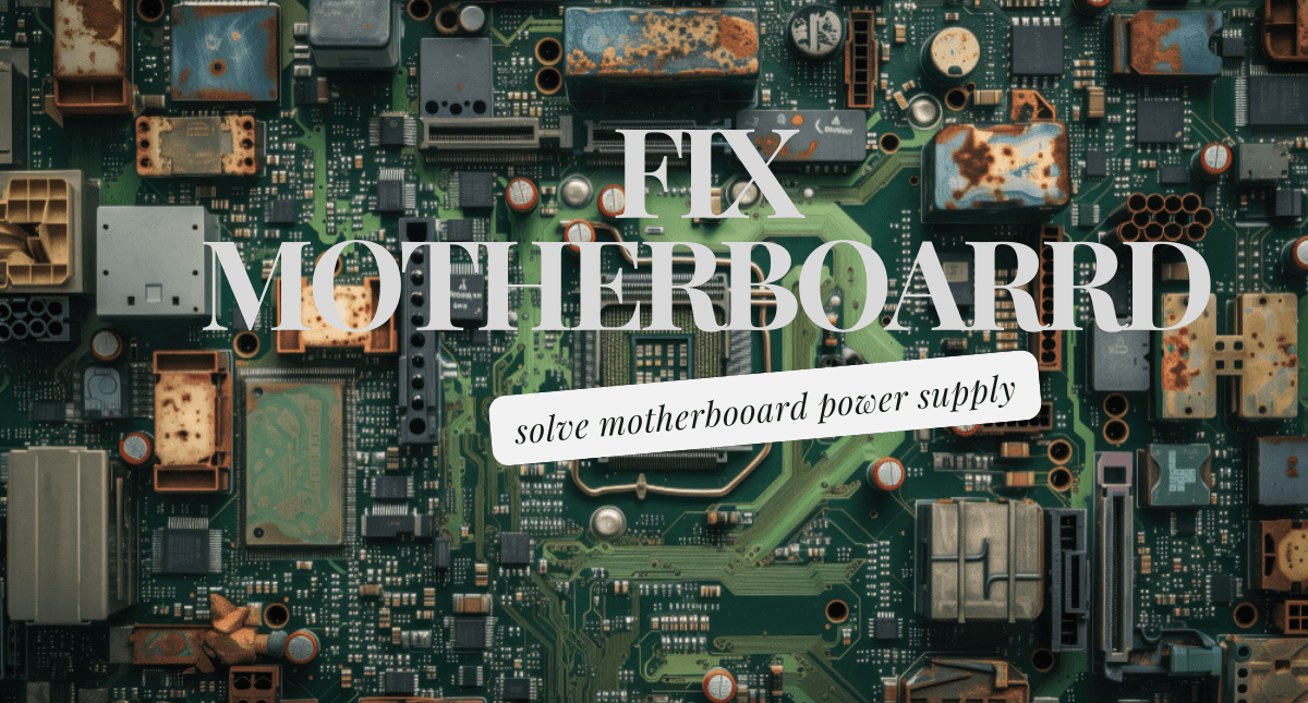 fix mothboard power supply